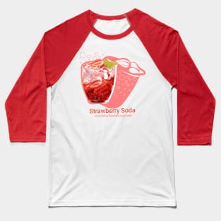 Strawberry Soda Baseball T-Shirt